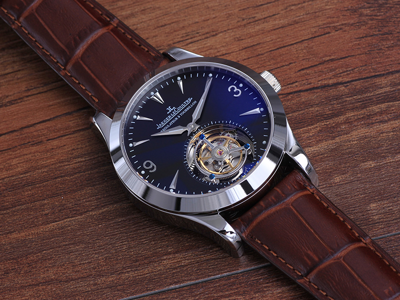 【HF廠(chǎng)超神版】積家Jaeger lecoultre 高級(jí)陀飛輪腕表 黑色表盤(pán)