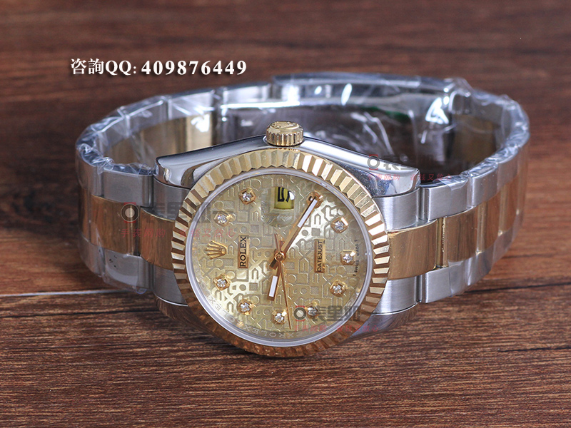 【超高性價(jià)比】勞力士Rolex Dayjust日志型系列 金色自動(dòng)機(jī)械男表