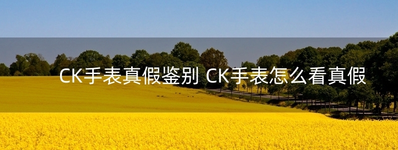 CK手表真假鑒別 CK手表怎么看真假