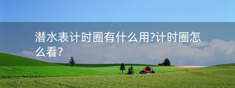 潛水表計(jì)時(shí)圈有什么用?計(jì)時(shí)圈怎么看?