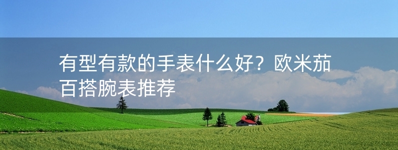 有型有款的手表什么好？歐米茄百搭腕表推薦