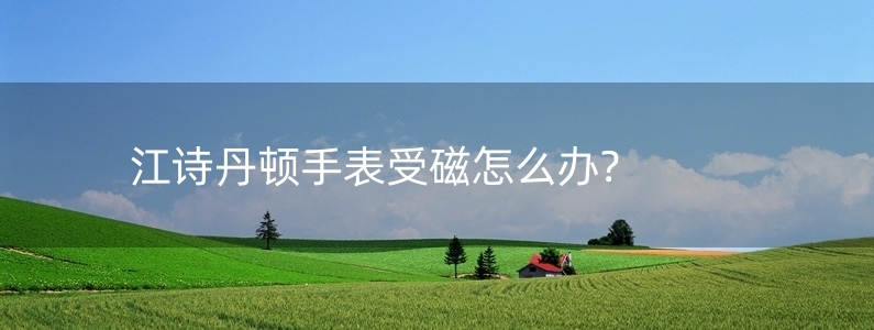 江詩(shī)丹頓手表受磁怎么辦?