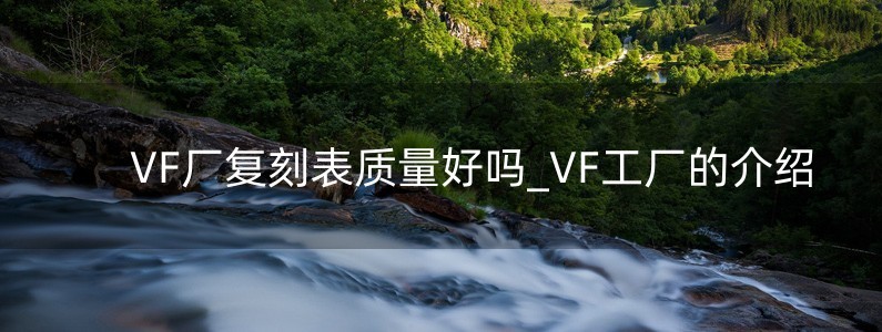 VF廠復(fù)刻表質(zhì)量好嗎_VF工廠的介紹