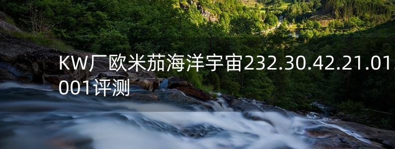 KW廠歐米茄海洋宇宙232.30.42.21.01.001評測