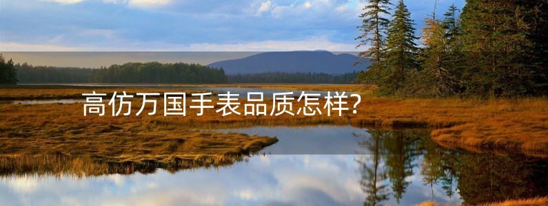 高仿萬(wàn)國(guó)手表品質(zhì)怎樣?