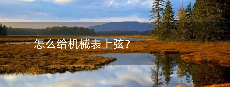 怎么給機械表上弦？