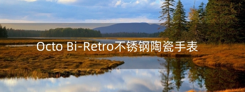 Octo Bi-Retro不銹鋼陶瓷手表