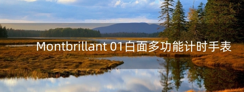 Montbrillant 01白面多功能計時手表