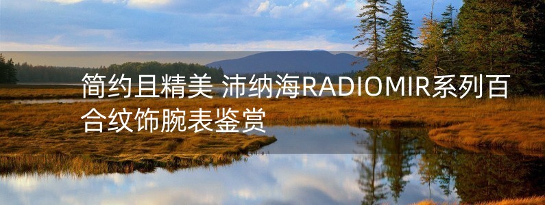 簡(jiǎn)約且精美 沛納海RADIOMIR系列百合紋飾腕表鑒賞