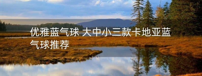 優(yōu)雅藍(lán)氣球 大中小三款卡地亞藍(lán)氣球推薦