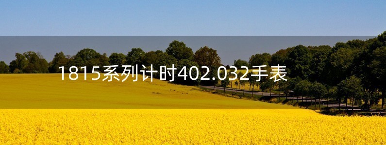 1815系列計(jì)時(shí)402.032手表