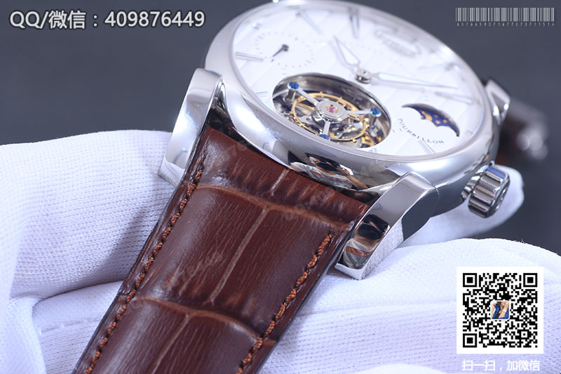 Parmigiani Fleurier Tonda 帕瑪強(qiáng)尼Tourbillon系列白盤星月相陀飛輪手表