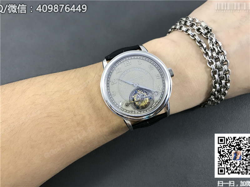 朗格A.Lange&Sohne 1815系列 銀灰色字面 精鋼表殼 陀飛輪手表