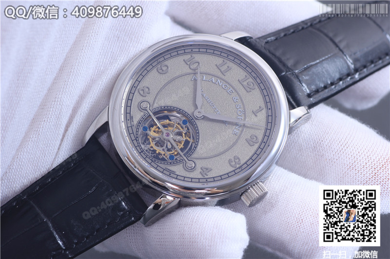 朗格A.Lange&Sohne 1815系列 銀灰色字面 精鋼表殼 陀飛輪手表