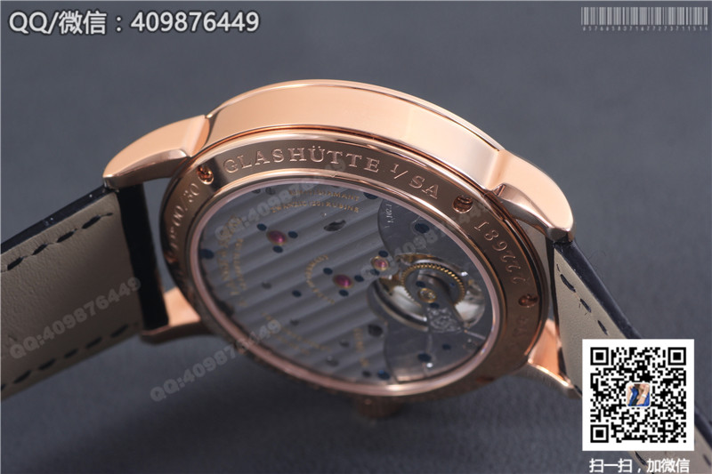 朗格A.Lange&Sohne 1815系列 玫瑰金表殼 銀灰色字面 手動陀飛輪