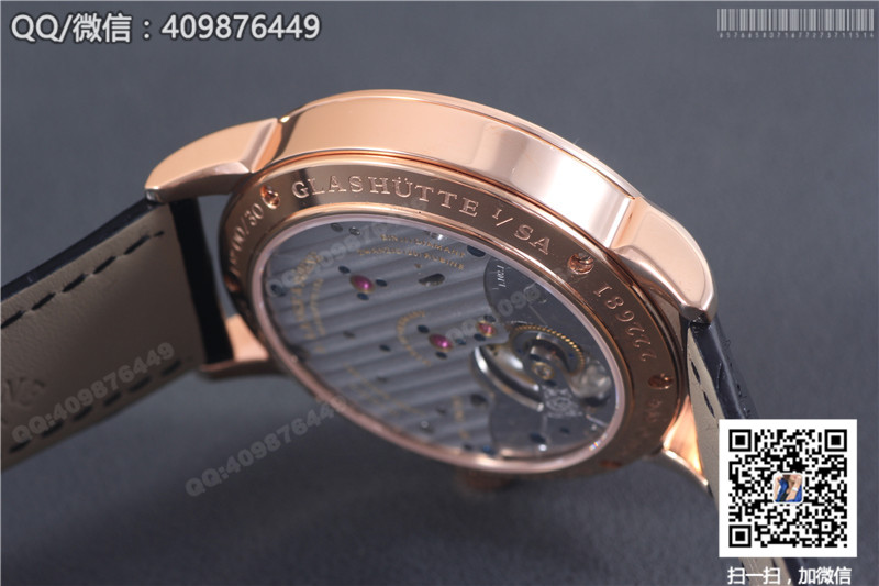 高級陀飛輪腕表朗格A.Lange&Sohne 1815系列 玫瑰金表殼 黑色字面