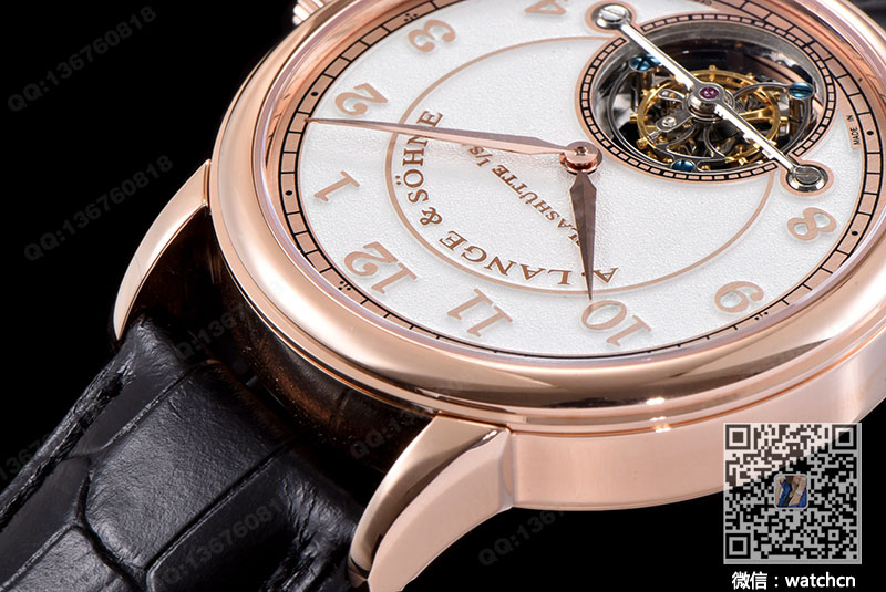 2016新款朗格陀飛輪A.Lange&Sohne 1815系列 玫瑰金表殼 白色字面