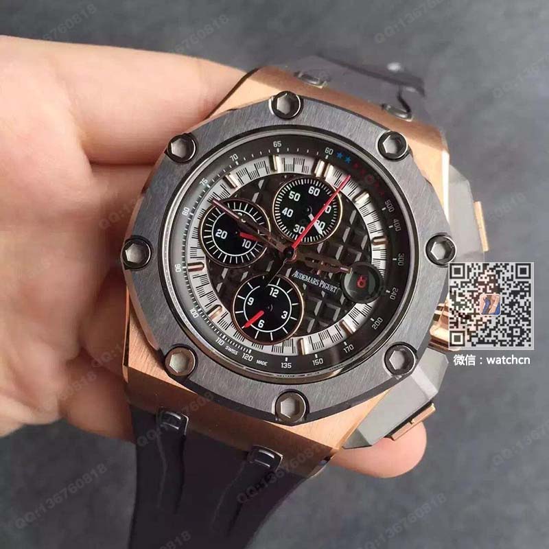 【一比一】愛(ài)彼ap Royal Oak Offshore 皇家橡樹(shù)離岸型 MICHAEL SCHUMACHER 舒馬赫限量版26568OM.OO.A004CA.01