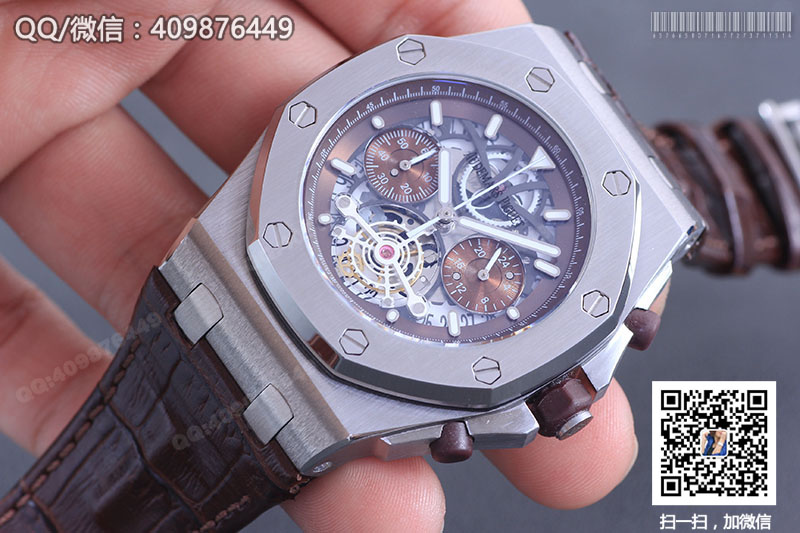 Audemars Piguet愛彼皇家橡樹系列26347TI.GG.D004CA.01鏤空石英計(jì)時(shí)腕表