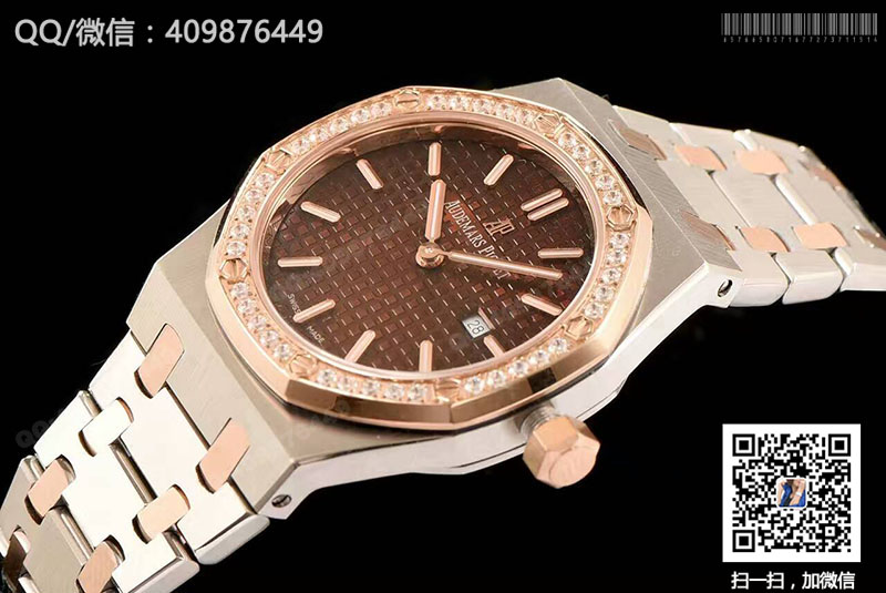 Audemars Piguet愛彼皇家橡樹系列67651OR.ZZ.D080CA.01女士石英腕表