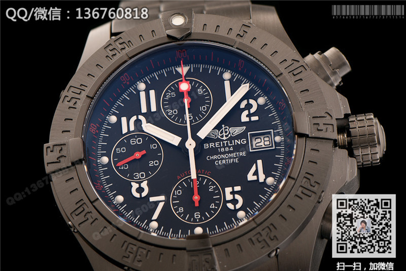 百年靈BREITLING AVENGER復(fù)仇者系列機械腕表M338B64DPB