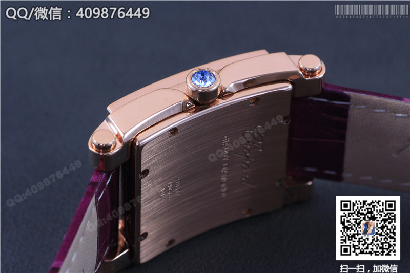 CHOPARD蕭邦HAPPY DIAMONDS系列275349-5001玫瑰金石英腕表