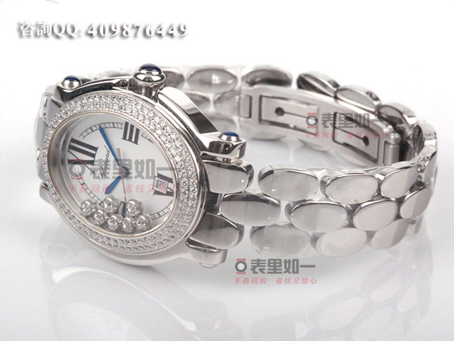 【1:1精品】蕭邦Chopard女士Happy Sport系列  鏡面走鉆 白色表盤/貝母表盤 女士腕表