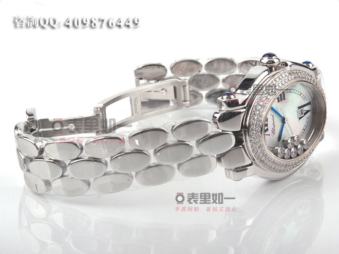 【1:1精品】蕭邦Chopard女士Happy Sport系列  鏡面走鉆 白色表盤/貝母表盤 女士腕表