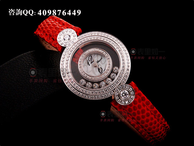 【1:1精品】蕭邦Chopard Happy Diamonds系列 鏡面走鉆 女士石英腕表209341-1001