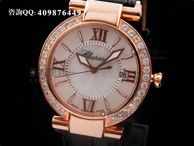 【NOOB完美版】蕭邦Chopard Imperiale系列18K玫瑰金自動(dòng)機(jī)械女士腕表384221-5002