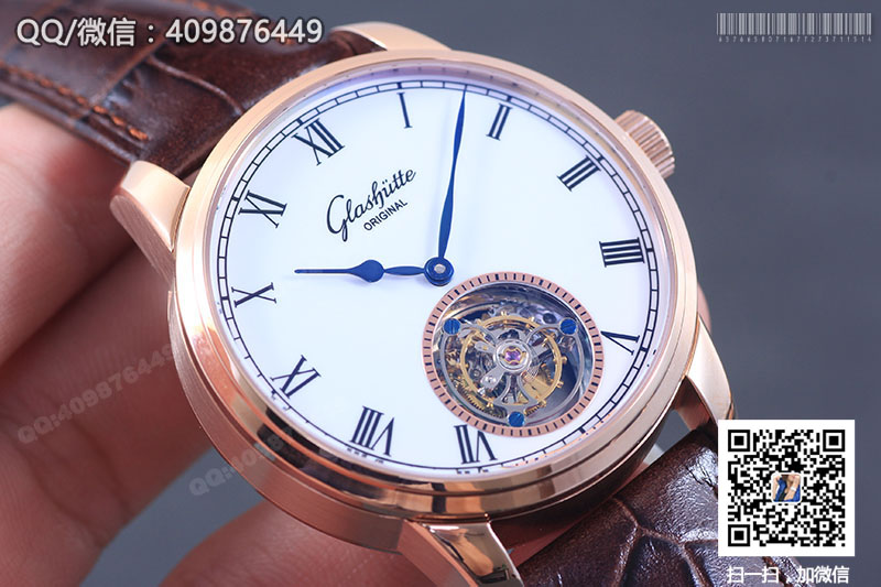 【頂級陀飛輪】Glashütte Original格拉蘇蒂原創(chuàng)參議員系列94-11-01-01-04玫瑰金陀飛輪腕表