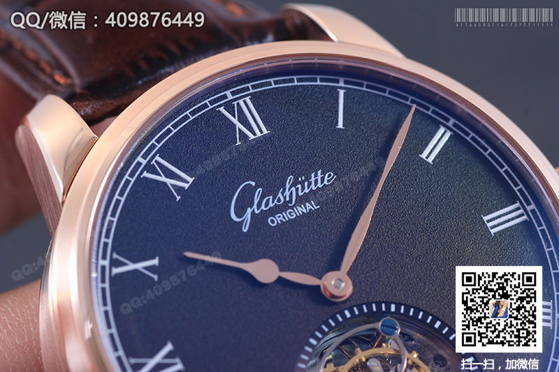 【頂級陀飛輪】Glashütte Original格拉蘇蒂原創(chuàng)參議員系列94-11-01-01-04玫瑰金陀飛輪腕表