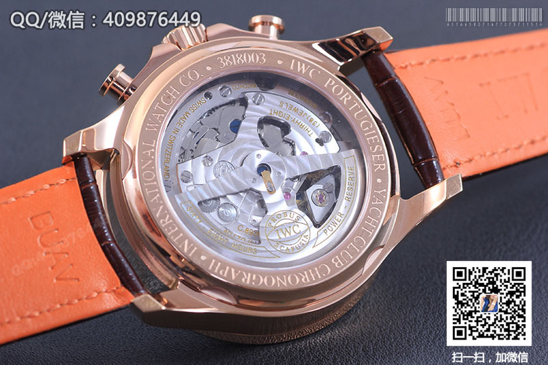 IWC萬國葡萄牙系列IW390202自動機械腕表 棕色皮帶款