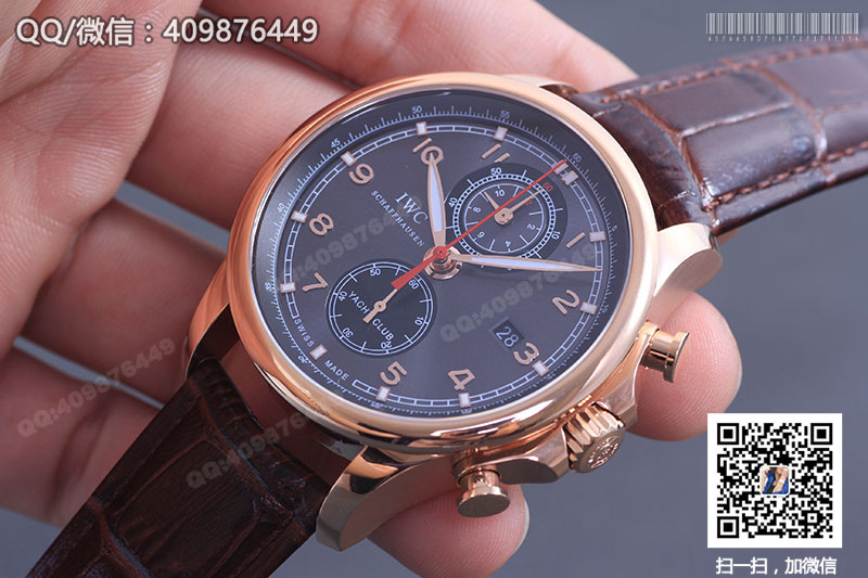 IWC萬國葡萄牙系列IW390202自動機械腕表 棕色皮帶款