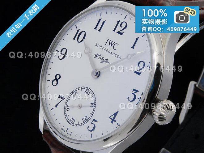 萬國IWC Portugieser IW544203|領(lǐng)航者瓊斯簽名復(fù)古背透機(jī)械男表 藍(lán)字