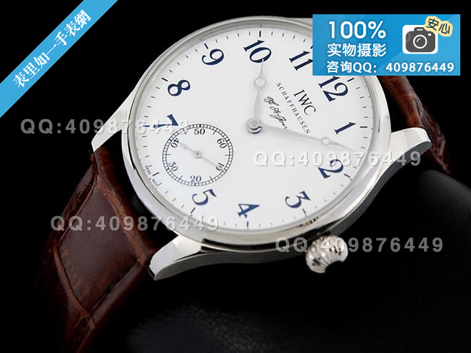 萬國IWC Portugieser IW544203|領(lǐng)航者瓊斯簽名復(fù)古背透機(jī)械男表 藍(lán)字