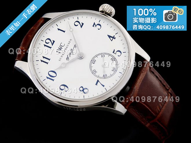 萬國IWC Portugieser IW544203|領(lǐng)航者瓊斯簽名復(fù)古背透機(jī)械男表 藍(lán)字