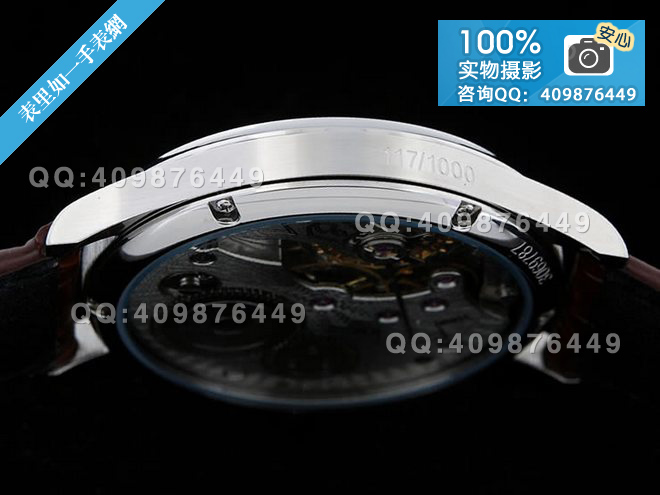 萬國IWC Portugieser IW544203|領(lǐng)航者瓊斯簽名復(fù)古背透機(jī)械男表 藍(lán)字