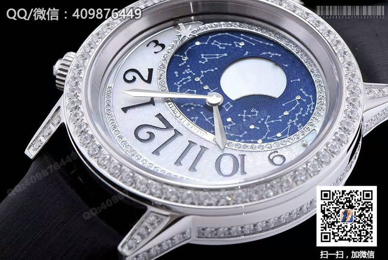 高仿積家Jaeger-LeCoultre Rendez-Vous Celestial約會(huì)系列月相Q3483590石英腕表