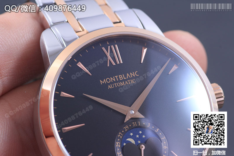 MONTBLANC萬寶龍HERITAGE SPIRIT系列U0111185玫瑰金機(jī)械腕表