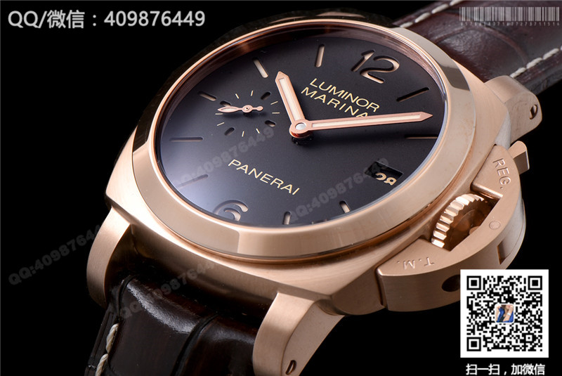 【一比一】沛納海 LUMINOR系列 MARINA 1950 3 DAYS AUTOMATIC ORO ROSSO Pam00393