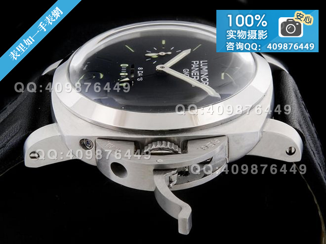 沛納海PANERAI Luminor 1950 8 Days GMT雙時區(qū)計時自動機械背透男表PAM00233