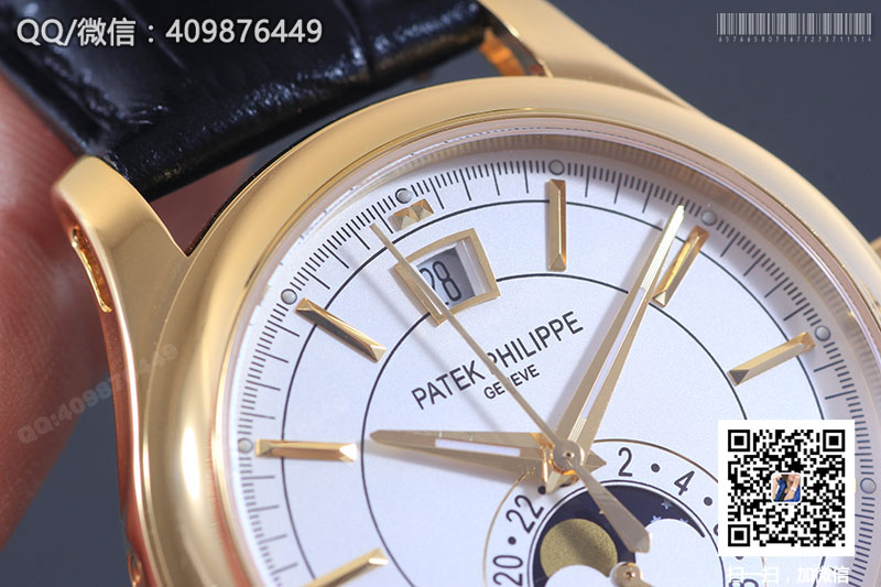 高仿百達翡麗PATEK PHILIPPE復雜功能計時系列5205R-001黃金色自動機械腕表