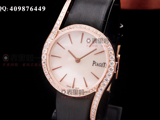 伯爵Piaget Limelight系列時(shí)尚石英女士腕表 條釘刻度