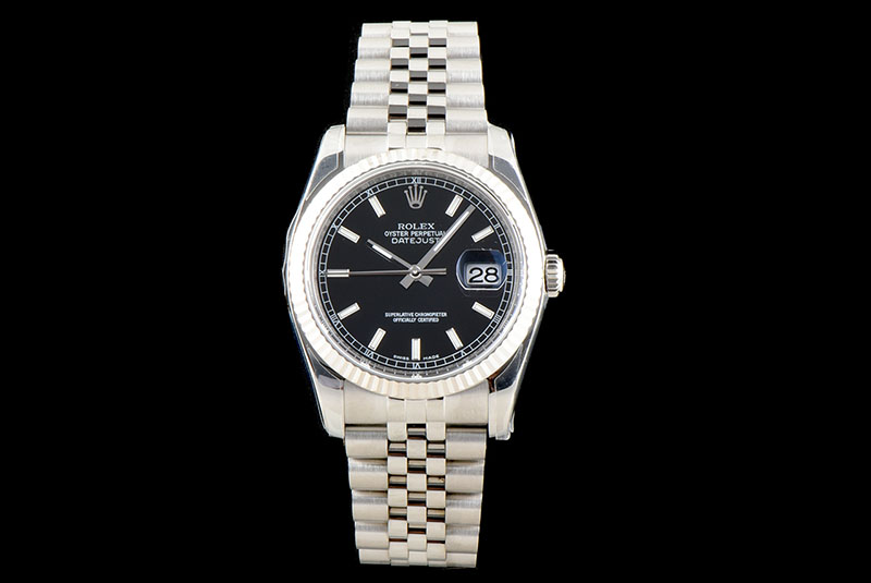 勞力士Rolex日志型系列DateJust 116234-0085機(jī)械男表（黑色面）