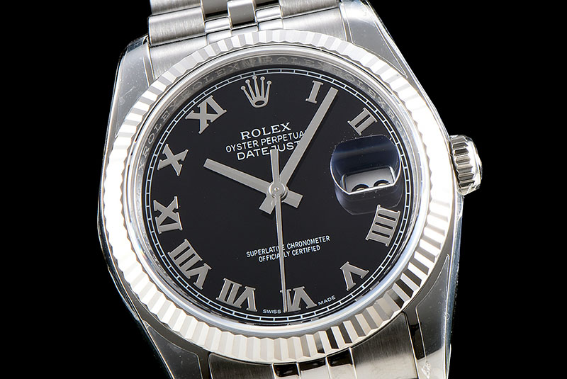 勞力士Rolex日志型系列DateJust 116234-0086機械男表（黑色面）