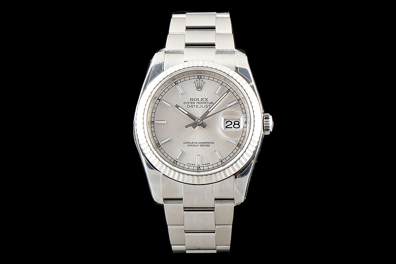 勞力士Rolex日志型系列DateJust 116234-0093機械男表（銀色面）