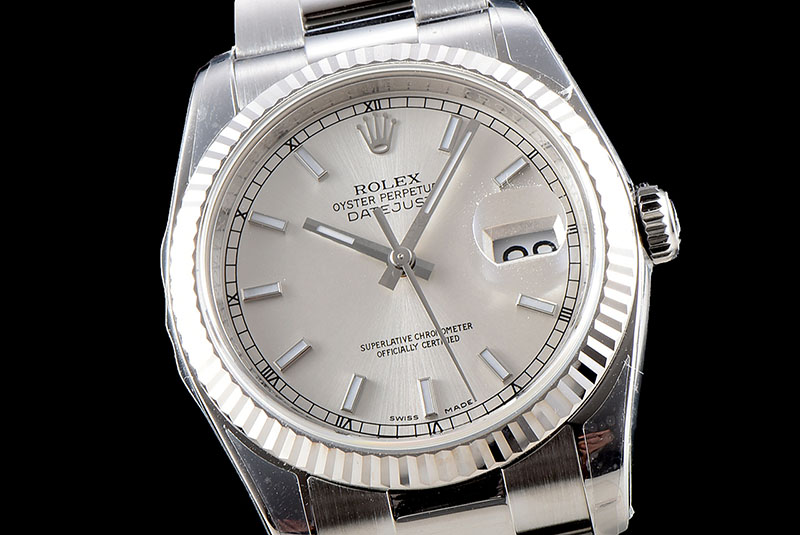 勞力士Rolex日志型系列DateJust 116234-0093機械男表（銀色面）