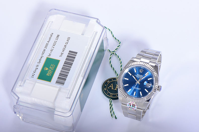 勞力士Rolex日志型系列DateJust 116234-0128機(jī)械男表（藍(lán)色面）