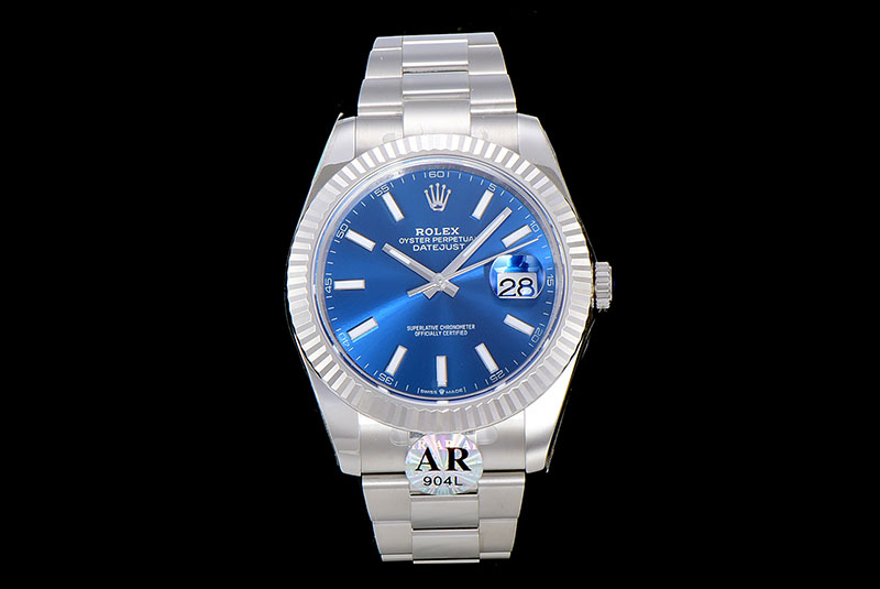 勞力士Rolex日志型系列DateJust 116234-0128機(jī)械男表（藍(lán)色面）